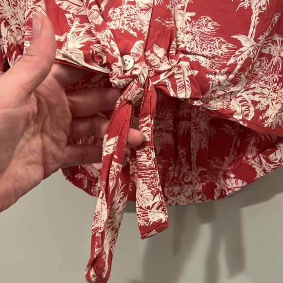 American Eagle Hawaiian Crop Top - Picture 3 of 8